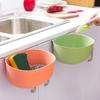 Hanging Wastebasket for Cabinet Door Wall Mount Space Saving Large Capacity PP Plastic Trash Can Storage Garbage Bin Pink