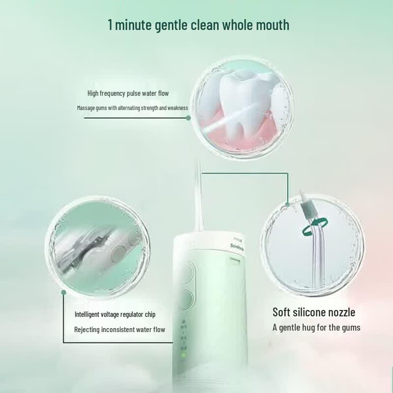 Philips HX3331 Portable Dental Water Flosser CN plug (adapter included)