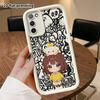 Phone Case: 2D Flat Samsung Galaxy A34 A35 M05 M06 S20 S22 S21 FE Plus 5G Protective Case, Brown Short Hair, Christmas and Halloween Gift
