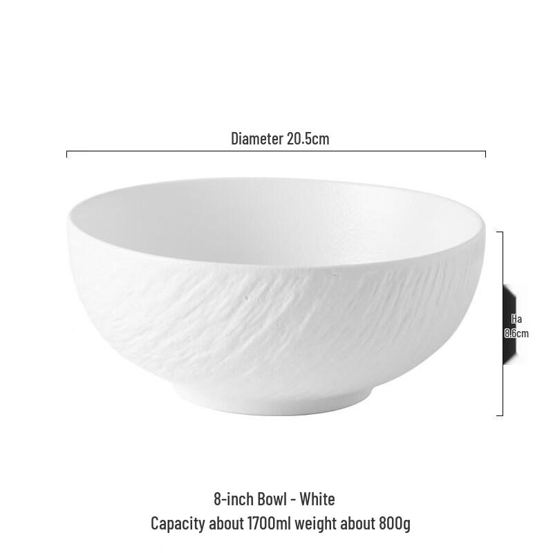 Star Rock Pattern Japanese Style Soup Bowl