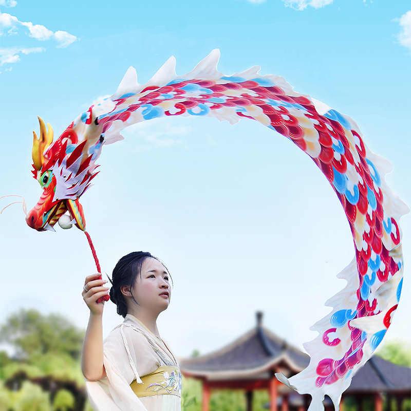 Chinese Traditional Dragon Dance Ribbon Festival New Year Performance Props Outdoor Gymnastics Fitness Practice Accessory