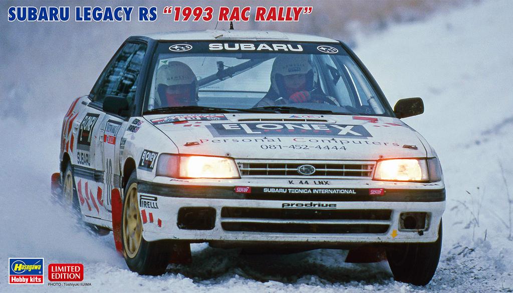 Hasegawa Scale Subaru Legacy RS 1993 RAC Rally Plastic Model Kit 20467 1/24