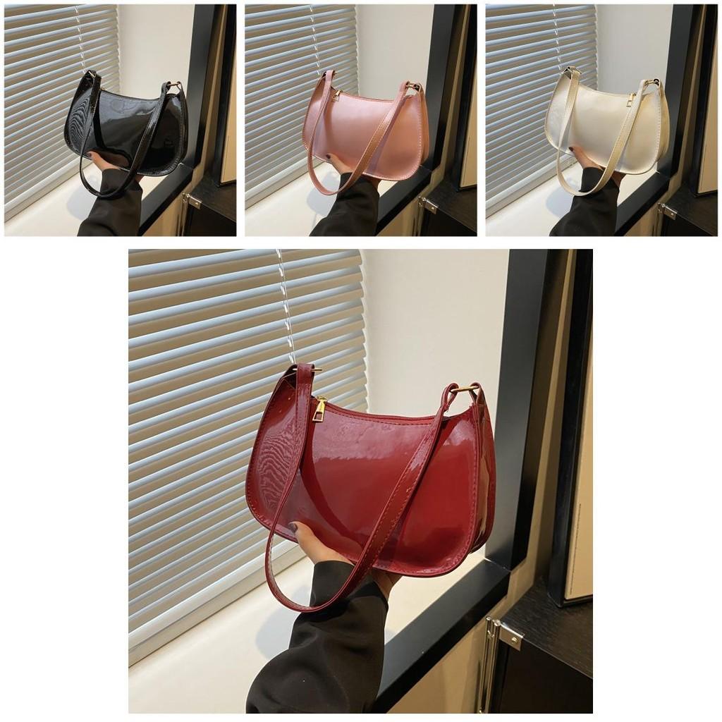 Trendy Korean Pure Color Small Shoulder Bag For Women Perfect For Daily Outings