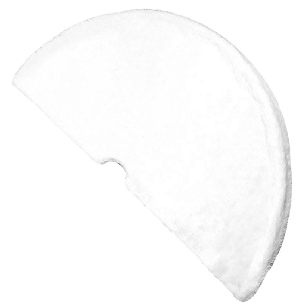 White Tree Skirt 140CM Plush Festival Tree Base Decoration for Family Gathering Holiday Party