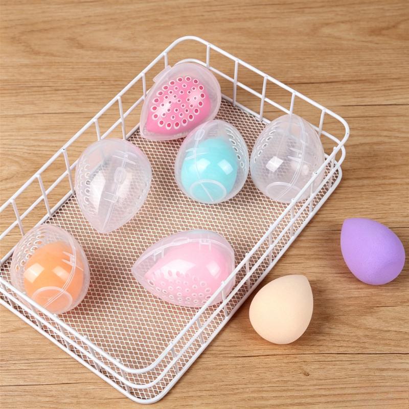 Makeup Sponge Holder Case Portable Breathable Powder Puff Box with Ventilated for Beauty Blender Storage and Travel Organization