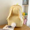 Schoolbag, Korean sweet schoolbag, cute bunny ear backpack for girls, middle schoolers, large capacity, high school and college student backpack trend