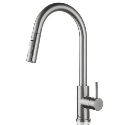 APPASO Kitchen Modern Kitchen Mixer Faucet with Single SUS304 Stainless for Kitchen Includes Japanese Easy Installation Faucet, Pull-Out Sprayer,