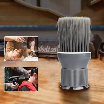 1Pc Hair Dryer Brush Hairdressing Whirlwind Neck Brush Barber Haircut Cleaning Shredded Hair Brush Family Salon Supplies