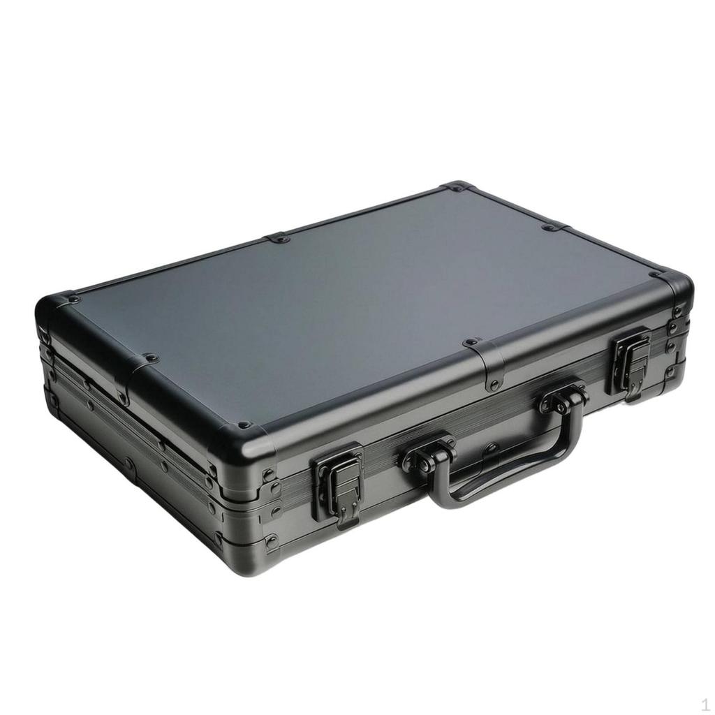 Aluminum Case Portable Metal Carrying Guarding Storage Box for Technicians, Journeyers, Travel