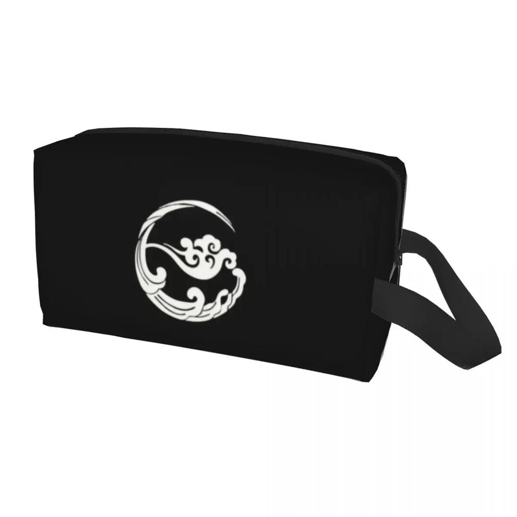 Logo Sekty Gusu Lan Kosmetyczka Kobiety Podróżny Organizer na Kosmetyki Moda The Untamed Wei Wuxian Przechowywanie Torby na Przybory Toaletowe