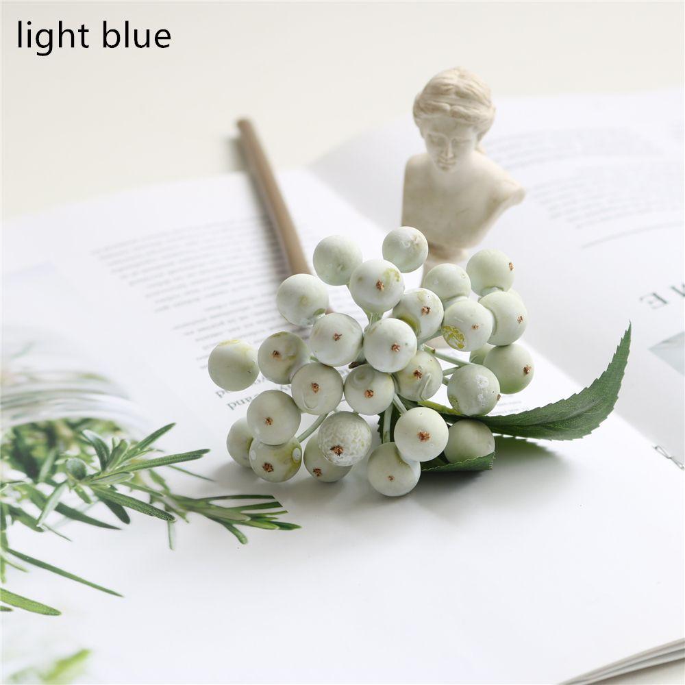 Christmas Wedding Decoration Red White Berries Mini Berry Spike Fake Flower Artificial Flowers Foam