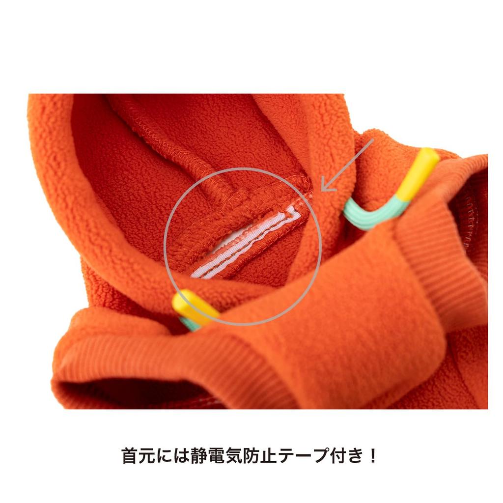 MANDARINE BROTHERS Hanorac Mandarin Brothers MNDRN HOODIE Hanocă pentru câini (PORTOCALA, XXL)