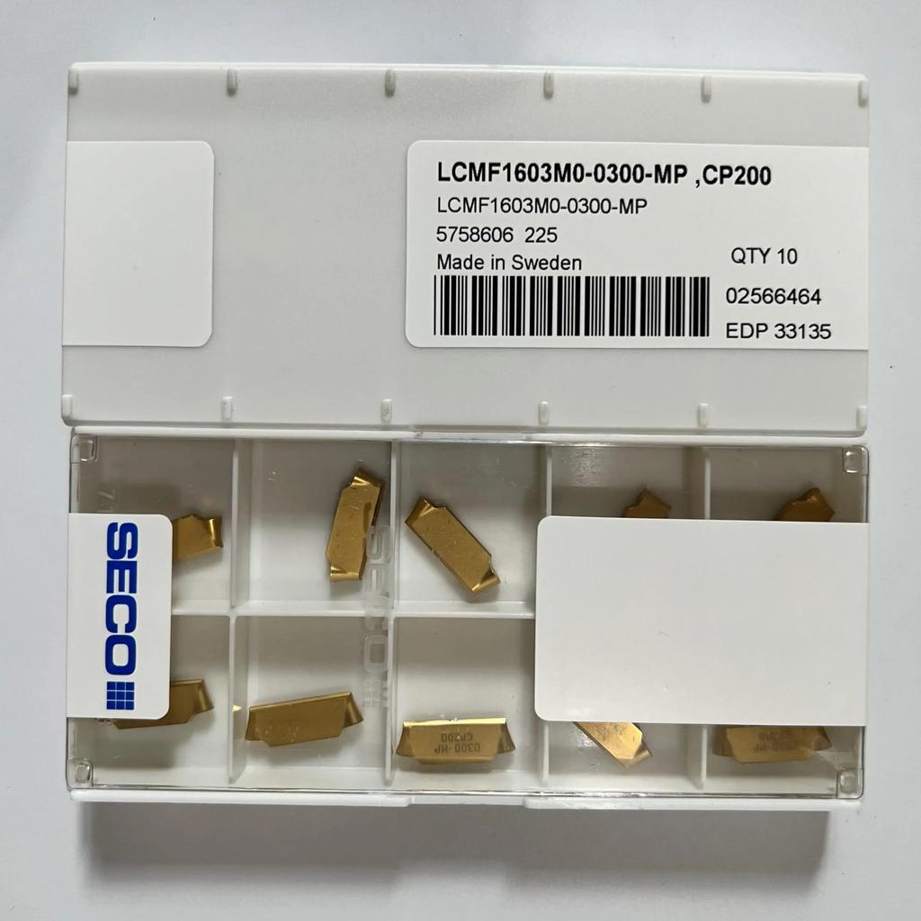 LCMF1603M0-0300-MP, CP200 / Industrial indexable Carbide Inserts 10 Pcs