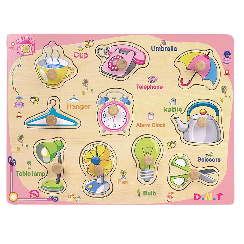 Wooden Children'S Early Education Uppercase And Lowercase Letters, Numbers, Shape Cognition, Baby Enlightenment, Educational Three-Dimensional Toys