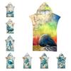 Quick Dry Poncho Sea Turtle Beach Towel Skin-friendly and Soft Bathrobe Cloaks Hooded Comfortable Swimming Pool Gym Bath Towels