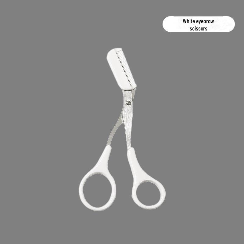 Portable Eyebrow Trimmer and Scissors Set for Beginners - Anti-Scratch Beauty Tool Kit