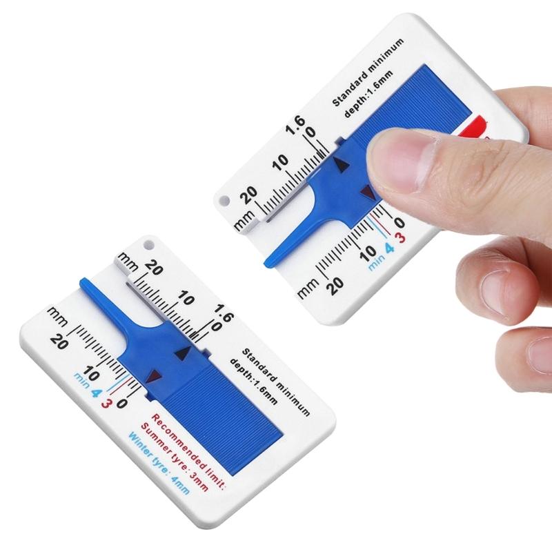 Tire Tread Depth Gauge Car Tire Tread Meter Measurer High Accuracy Tyre Monitoring System Measure Brake Auto Accessories
