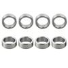 8Pcs 304 Stainless Steel Brake Rotor Spacer Shim Kit for Honda Type R Prelude CRV NSX Caliper For Mini Cooper Valve Stems 1