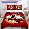 3pcs Custom Name Pucca Bedding Set Duvet Cover Closure Includes 1 Duvet Cover & 2 Pillowcases for All Seasons Bedroom Decor
