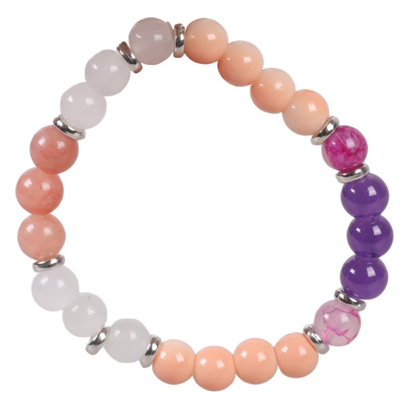 Handmade Geometric Bracelet with Natural Stone Beads Simple Yet Stylish for Casual Outfits and Travel Adventures