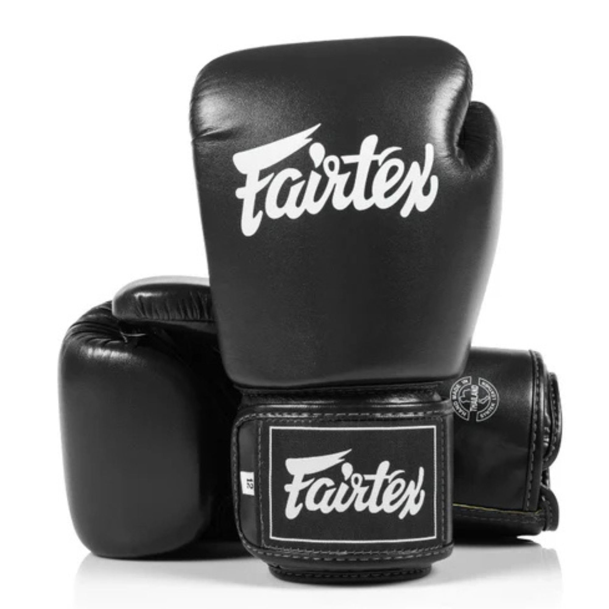Gants de boxe Fairtex BGV1C-PLUS en microfibre, Noir, 8 oz noir