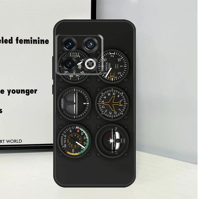 AIRCRAFT COCKPIT DASHBOARD For OnePlus Nord 5 CE 2 3 4 Lite N20 N30 Case For OnePlus 15 13 12 11 10 Pro 10T 13T 13R 15R