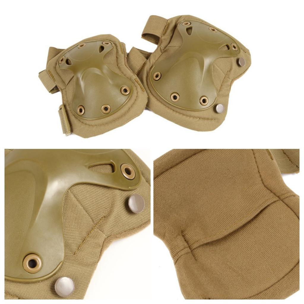 Caffmo Ellenbogen- und Knie-Knie-Ellenbogen-Knie- und Ellenbogenschützer für und Erwachsenen-Schutzschützer, Protektoren, Polster, Polster, 4-teiliges Set, Fahrräder, Skifahren,