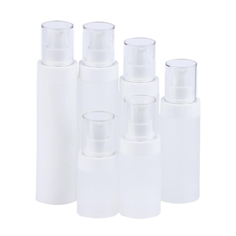 30ml-120ml Reise-Pumpflaschen-Spender Leere Lotionflaschen Nachfüllbarer Kosmetikbehälter Drucktyp Damen Make-up Feuchtigkeitscremes