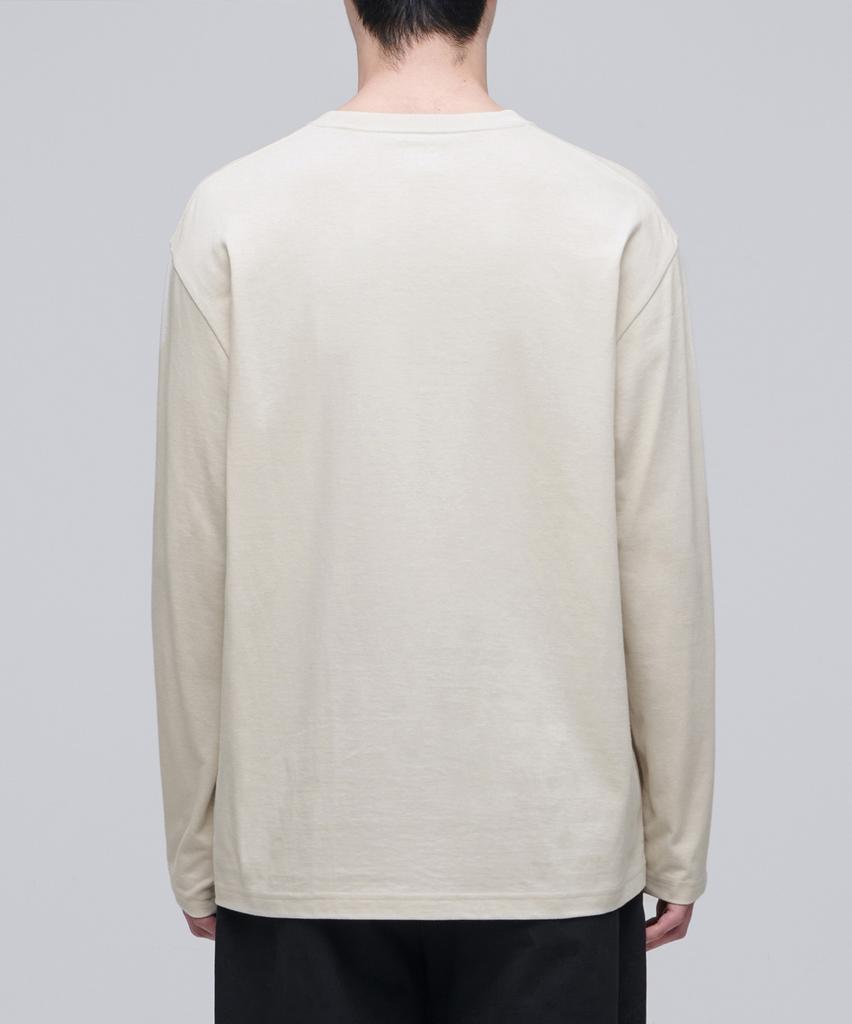 MUSINSA STANDARD Basic Long Sleeve T-Shirt [Ecru]