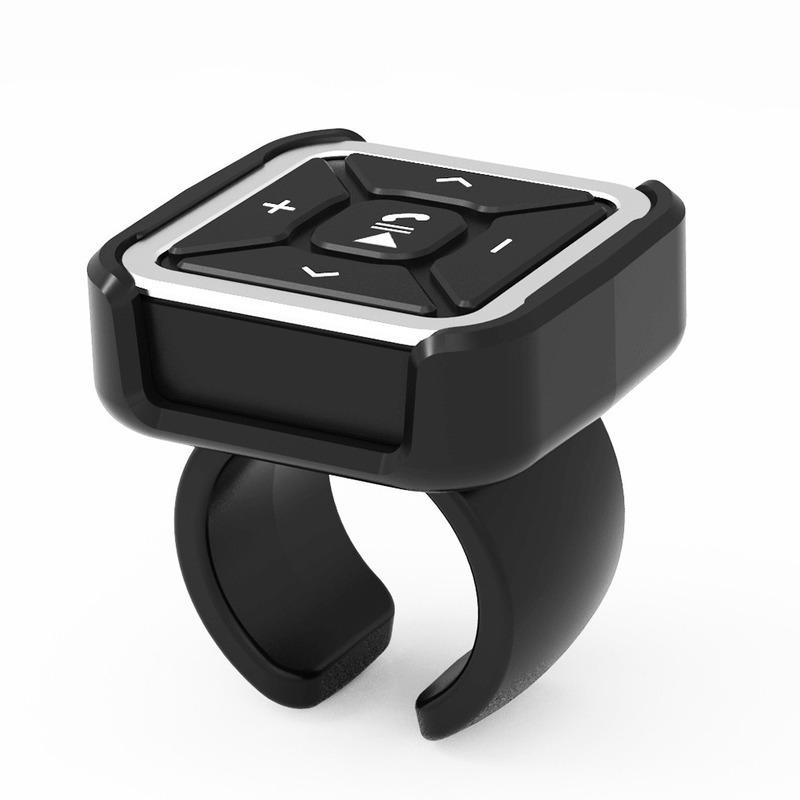 IPX4 Bluetooth 5.0 Автомобильный Bluetooth-контроллер Пульт дистанционного управления для мотоцикла Ответить и завершить вызов 1set
