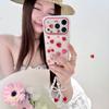 Ins Korean Sweet Girl Polka Dot Bow Strawberry 11 Shell 11pro Apple 11ProMax Mobile Phone Case Female