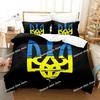 3D Print Ukrainian Flag UKRAINE Bedding Set Duvet Cover Bed Set Quilt Cover Pillowcase Comforter king Queen Size Boys Adult