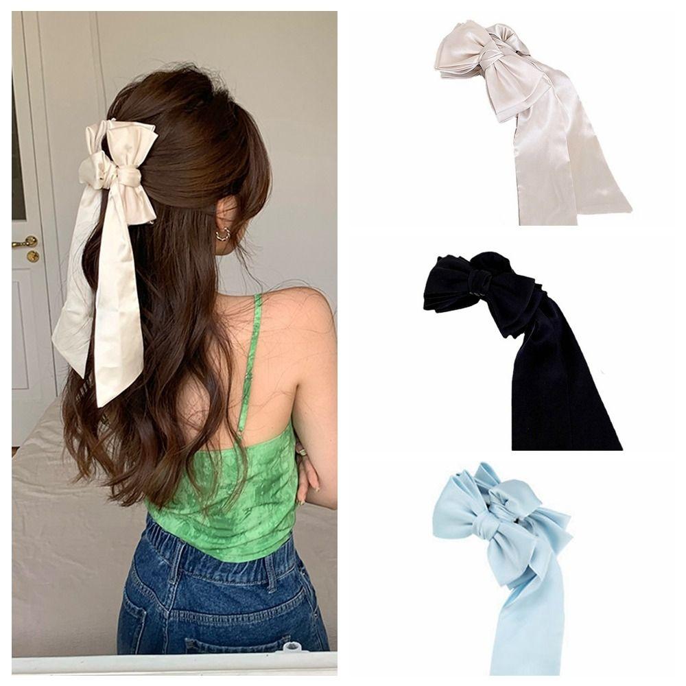

Bowknot Bowknot Claw Clips Cloth Bow Hair Claws Temperament Women