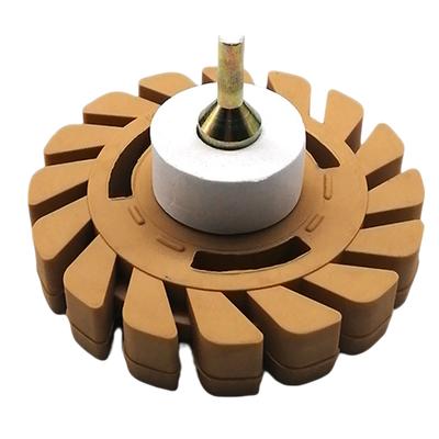 4inch Paint Cleaner Pneumatic Graphics Removal Tool Car Polish Auxiliary Tool Rubber Disk Decal Eraser Wheel for Cars/RVs/Boats