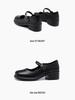 Red Dragonfly Women's Mary Jane Shoes - Wide Toe, Thick Sole, Height-Boost, Genuine Leather, Casual, Summer.