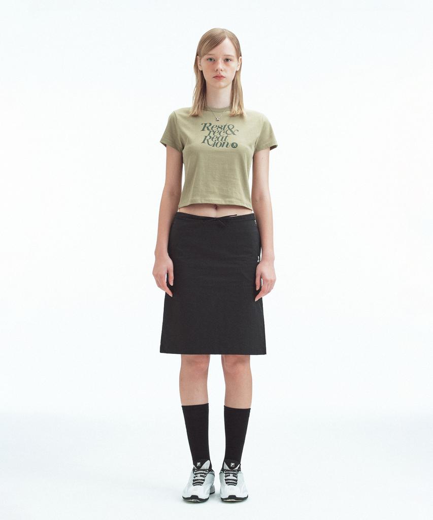 REST&RECREATION Basic Logo T-Shirt - Khaki