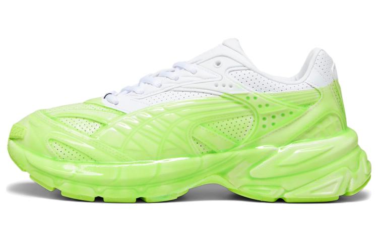 PUMA Velophasis Slime White Neon Green 393754-01 41