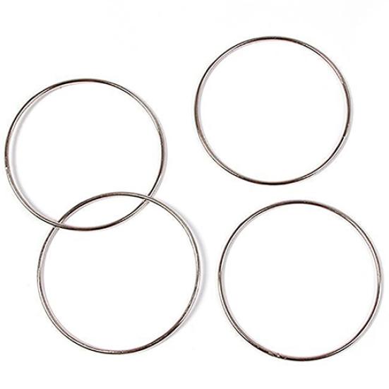4Pcs Funny Chinese Linking Rings Set Kids Classic Magic Party Show Stage Trick