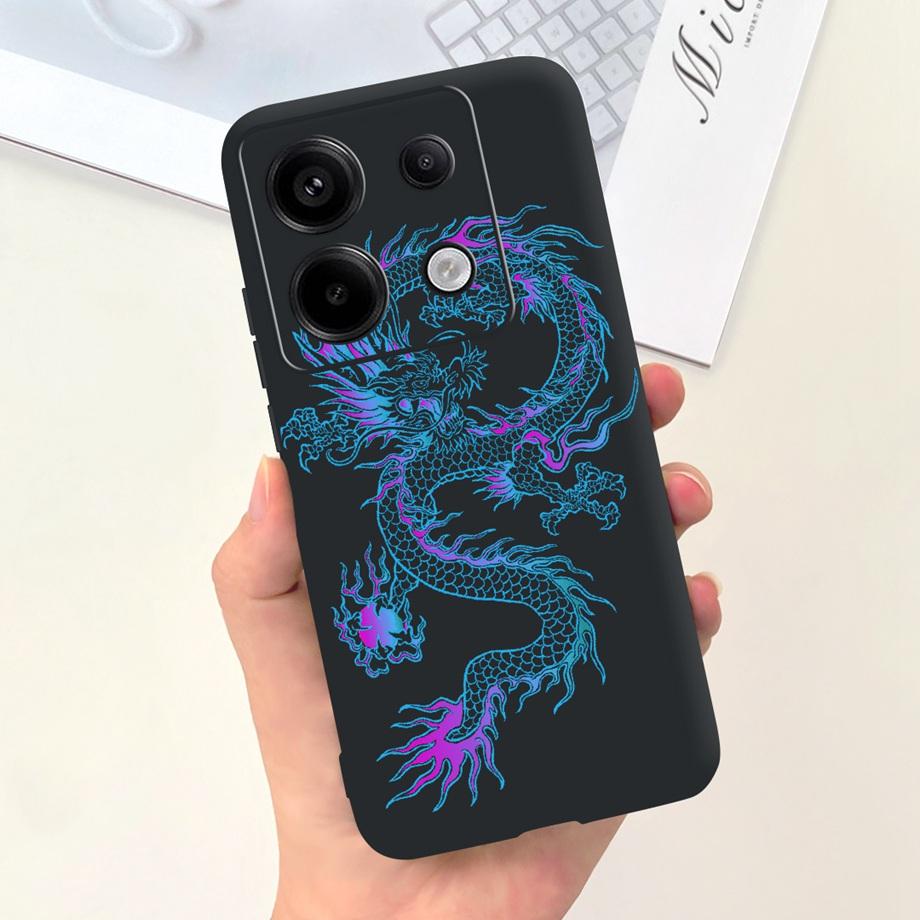 

For Poco X6 Pro Case X6Pro Bumper TPU Silicone Soft Shockproof Back Cover for Xiaomi Poco X6 Pro Case Funda Jelly Fashion Print Poco X6 Pro 5G