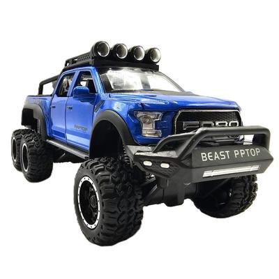 Ford Beast Raptor Off-road 1:24 Diecast Modelauto - Blauw