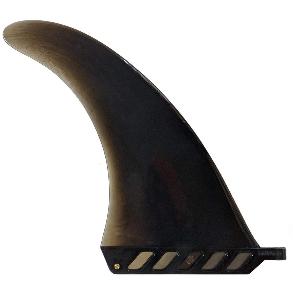 saruSURF Center Fin Safety Flex Soft (Soft Flex) 8" for Longboard/SUP/airSUP - Black