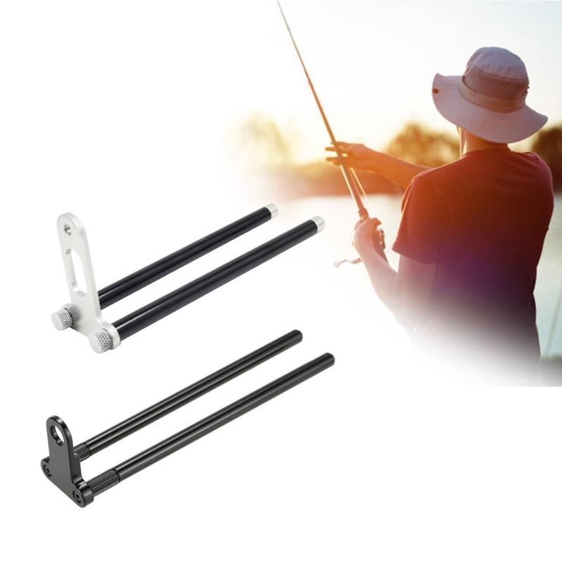 Windproof Stick Snag Stick Ears Fishing Rod Connector for Bites Alarm Fishing Accessories Aluminum Fishing Snag Stick