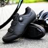 Mens Cycling Shoes Professional Road MTB Bike Non-Cleat Rigid Sole Indoor Spin Trainer Footwear