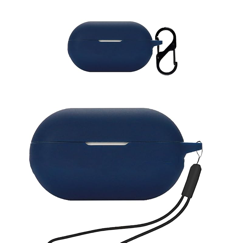 

For ambie AM-TW02 case Cover [HNWEIWEI] for (With carabiner + strap included) ) silicon storage case convenience With carabiner trip lightweight and