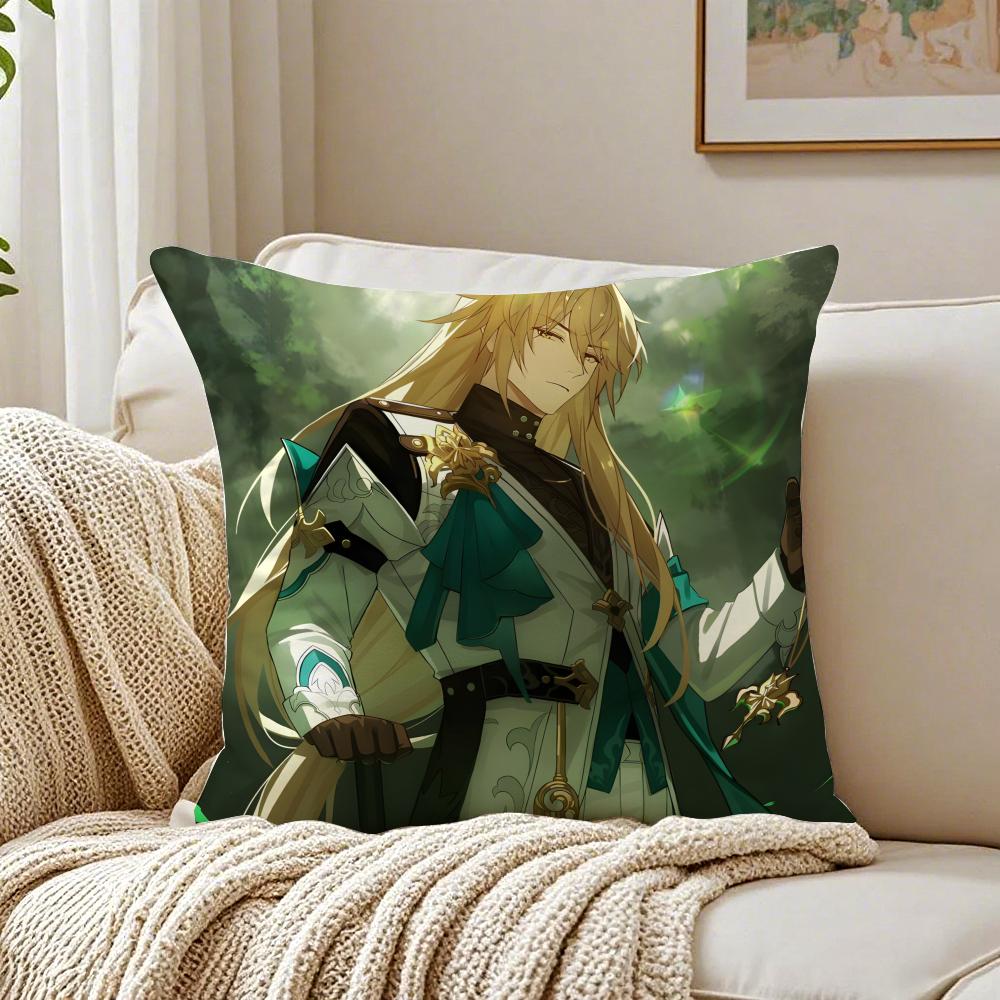 

LLuocha Cushion Cover Linen Pillowcase Soft for Sofa Bed Home Room Decor 30x30cm