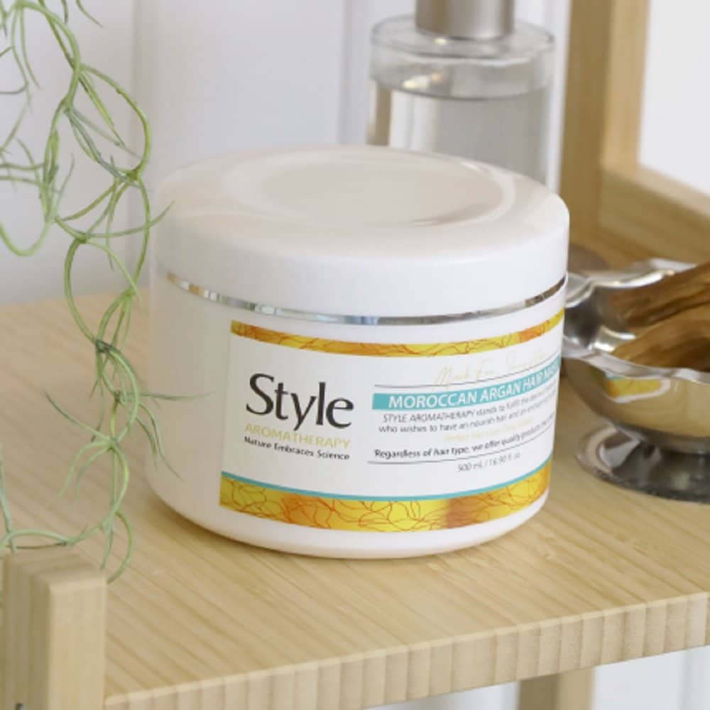 Style Aromatherapy Moroccan Argan Hair Mask Large Capacity 500ml Extremely Damaged Water Seaweed Treatment