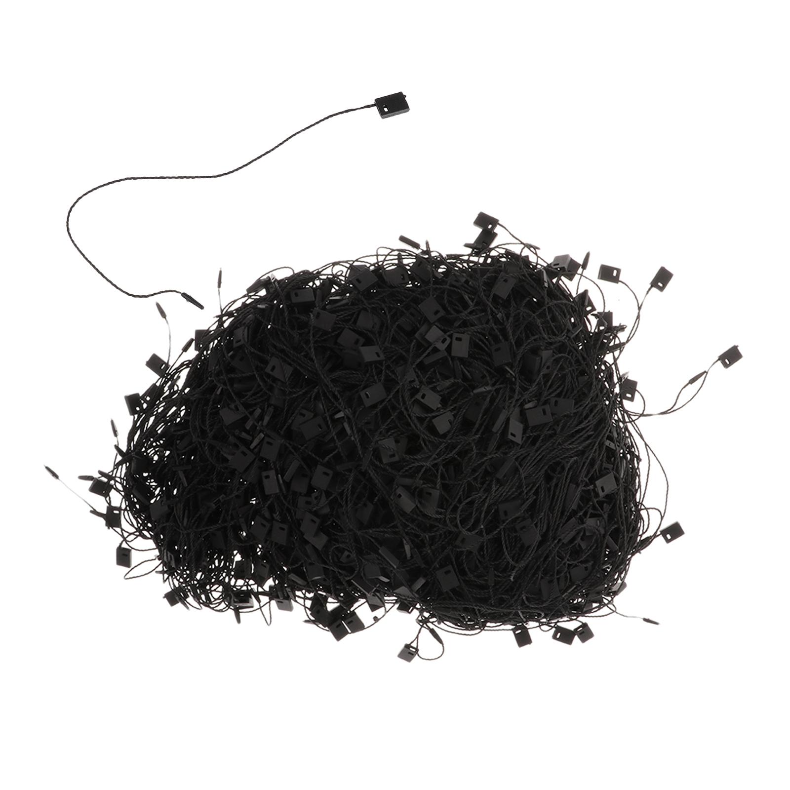 

Plastic Clothing Hang Tag Snap Lock Fastener String Loop Tag Labeling Attachments for Boutique Store Supplies