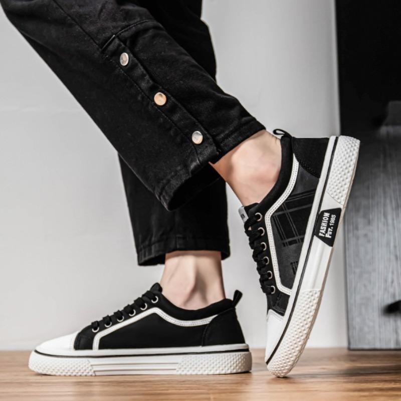 Pantofi Bărbați Clasici Pantofi Pânză Joasă Respirabili Pantofi Casual Tineri Studenți Pantofi Skateboard Adidași Antiderapanți pentru Bărbați Mărime Mare
