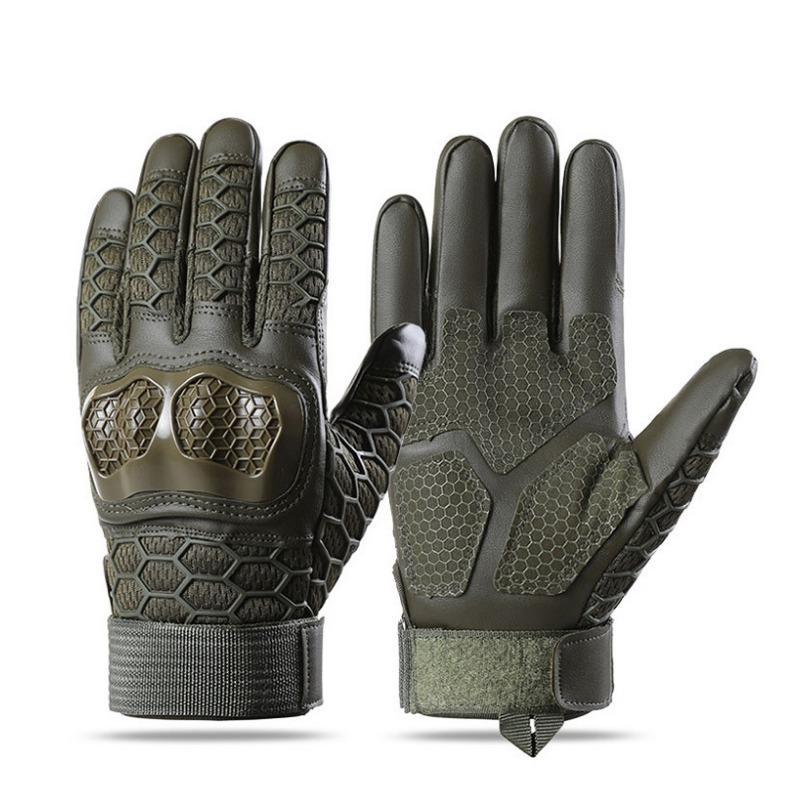 Tactical Gloves Motorcycle Off Road Bike Riding Hard Shell Anti Fall Anti Slip Cycling Outdoor Riding Half Finger Gloves