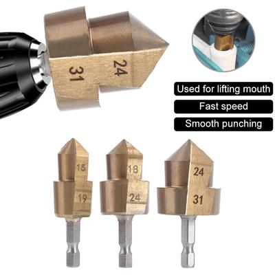 PPR Water Pipe Fitting Reamer Hole Opening Pipe Reaming Drill Bits Conduit Reamer  Holes Shaping